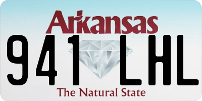 AR license plate 941LHL