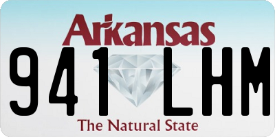 AR license plate 941LHM