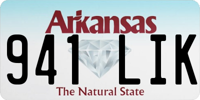 AR license plate 941LIK