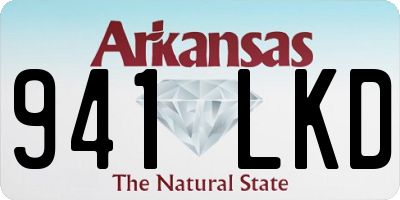 AR license plate 941LKD