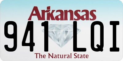 AR license plate 941LQI