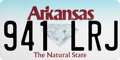 AR license plate 941LRJ