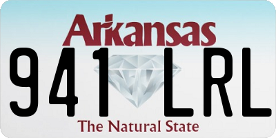 AR license plate 941LRL