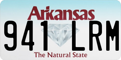 AR license plate 941LRM