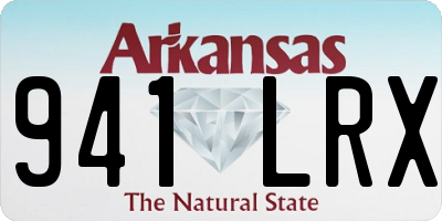 AR license plate 941LRX
