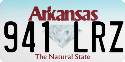 AR license plate 941LRZ