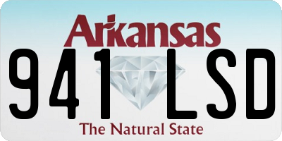 AR license plate 941LSD