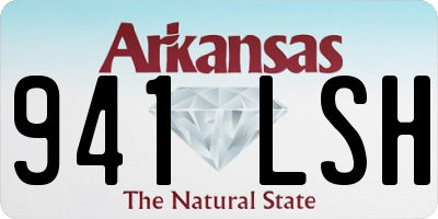AR license plate 941LSH