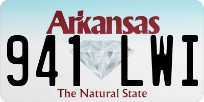 AR license plate 941LWI