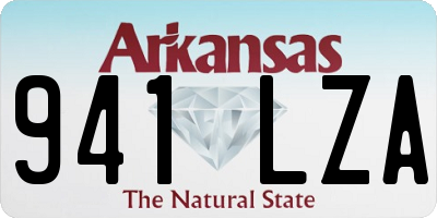 AR license plate 941LZA