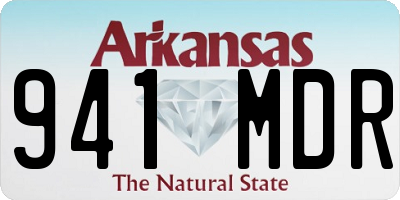 AR license plate 941MDR