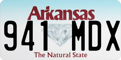 AR license plate 941MDX