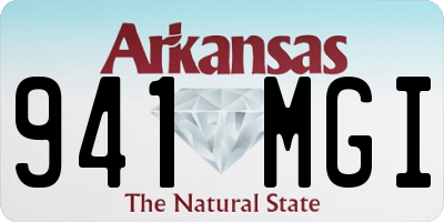 AR license plate 941MGI