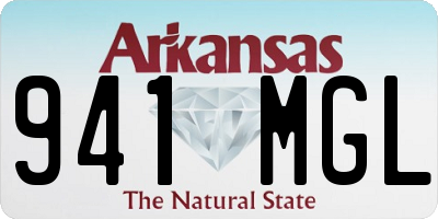 AR license plate 941MGL