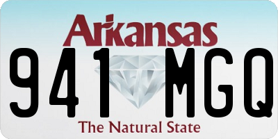 AR license plate 941MGQ