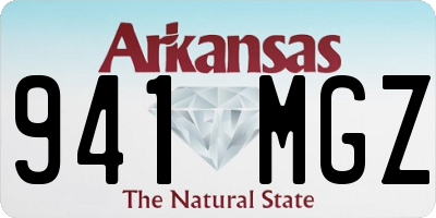AR license plate 941MGZ