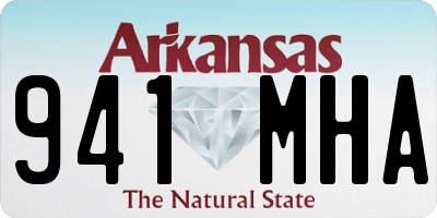 AR license plate 941MHA