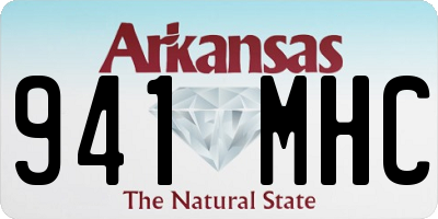 AR license plate 941MHC