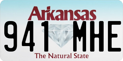 AR license plate 941MHE