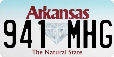 AR license plate 941MHG