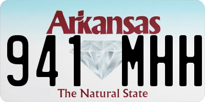 AR license plate 941MHH