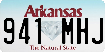 AR license plate 941MHJ