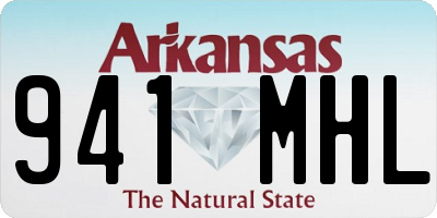 AR license plate 941MHL