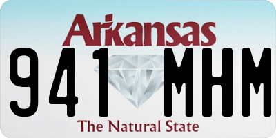 AR license plate 941MHM