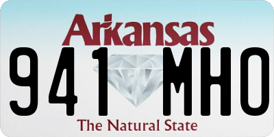 AR license plate 941MHO
