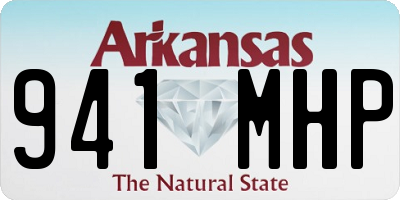 AR license plate 941MHP