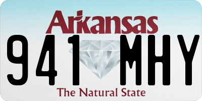 AR license plate 941MHY