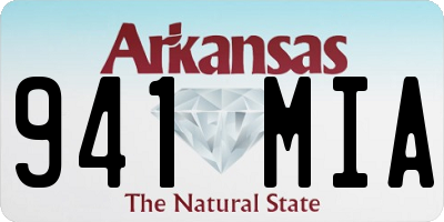 AR license plate 941MIA