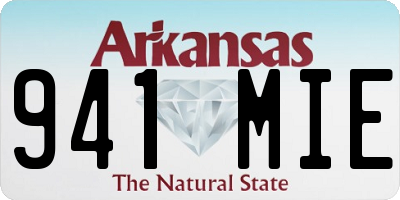 AR license plate 941MIE