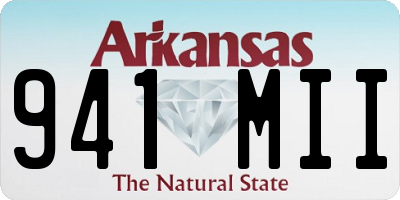 AR license plate 941MII