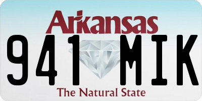 AR license plate 941MIK