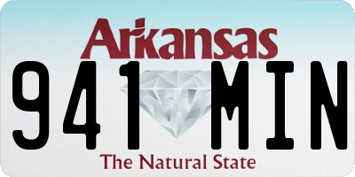 AR license plate 941MIN