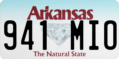 AR license plate 941MIO
