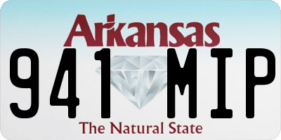 AR license plate 941MIP