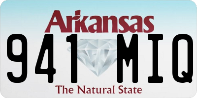 AR license plate 941MIQ