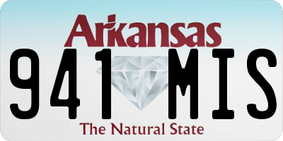 AR license plate 941MIS