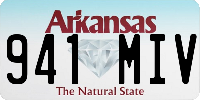AR license plate 941MIV
