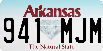 AR license plate 941MJM