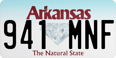 AR license plate 941MNF