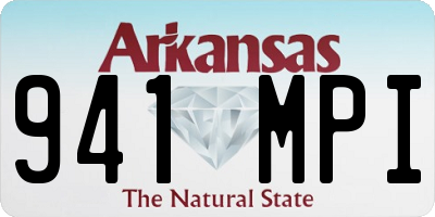 AR license plate 941MPI