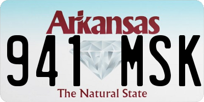 AR license plate 941MSK