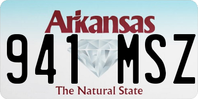 AR license plate 941MSZ