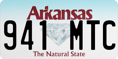 AR license plate 941MTC
