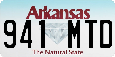 AR license plate 941MTD