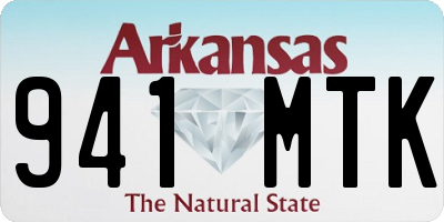AR license plate 941MTK