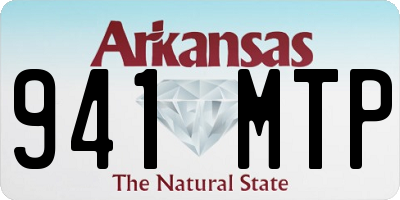 AR license plate 941MTP